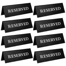 40St Zwarte Reserved Seating Borden Voor Bruiloft & Evenementen