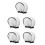 5St Reflector Diffuser Doek Cap Voor Camera Flitsers 4