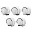 5St Reflector Diffuser Doek Cap Voor Camera Flitsers 7