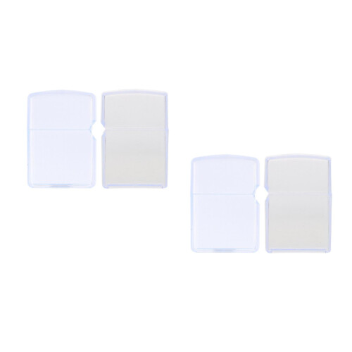 4Pcs Clear Tpu Lighter Storage Sleeve Compact Outdoor Protective Case 2