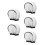 5Pcs Portable White Fabric Flash Diffuser Covers for Camera Speedlight 9
