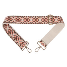 4Pcs Adjustable Embroidered Shoulder Straps Multi Color Wide Bag Belts