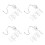 40Pcs Compact Silver Desk Bag Hooks for Home Office and Dorm 7