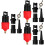 3Sets Air Mattress Pump Adapter Compact Inflatable Valve Assorted 6
