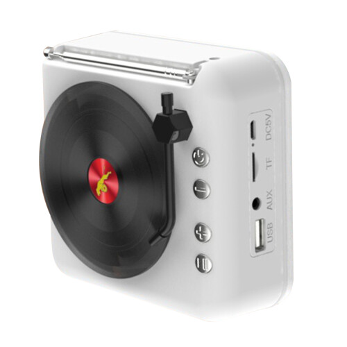 Συμπαγές Bluetooth CD Player με δύο ηχεία Hi-Fi, ενσωματωμένη μπαταρία για οικιακό γραφείο 1