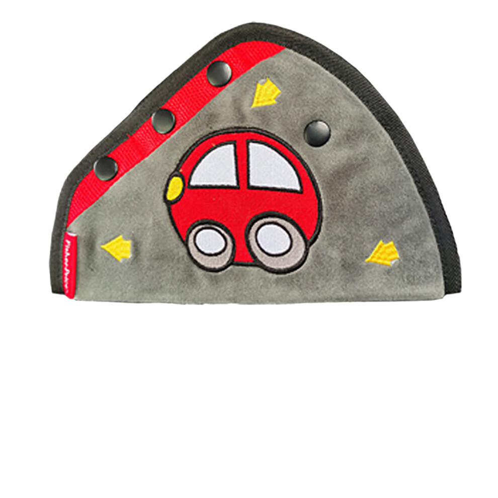 Kids Car Seatbelt Pillow Adjuster Soft Cushion Pad Thickened Retro Design Red 7641371944826