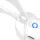 Heated Lash Curler with USB Charging 2 Temp Plastic White 6