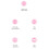 Pink Multifunction Bluetooth Speaker Clock with Mirror, ABS, Lithium Battery 7
