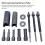 12pcs Metal Motorcycle Bearing Puller Set, Diameter 9-23mm 5