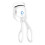 Heated Lash Curler with USB Charging 2 Temp Plastic White 2