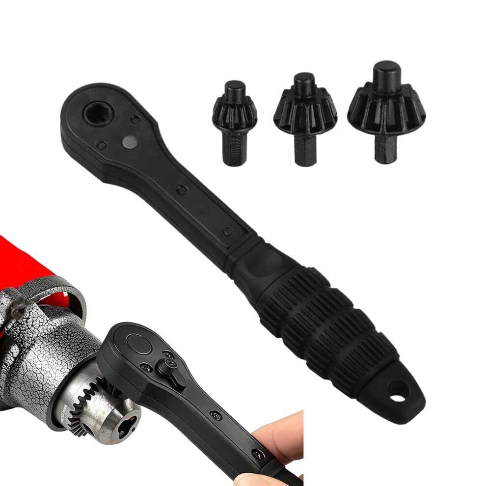 Bohrfutter Ratsche Schlssel Quickchange Adapter Wrench Doubleheaded Ratchet For Car And Bicycle 9426802540383