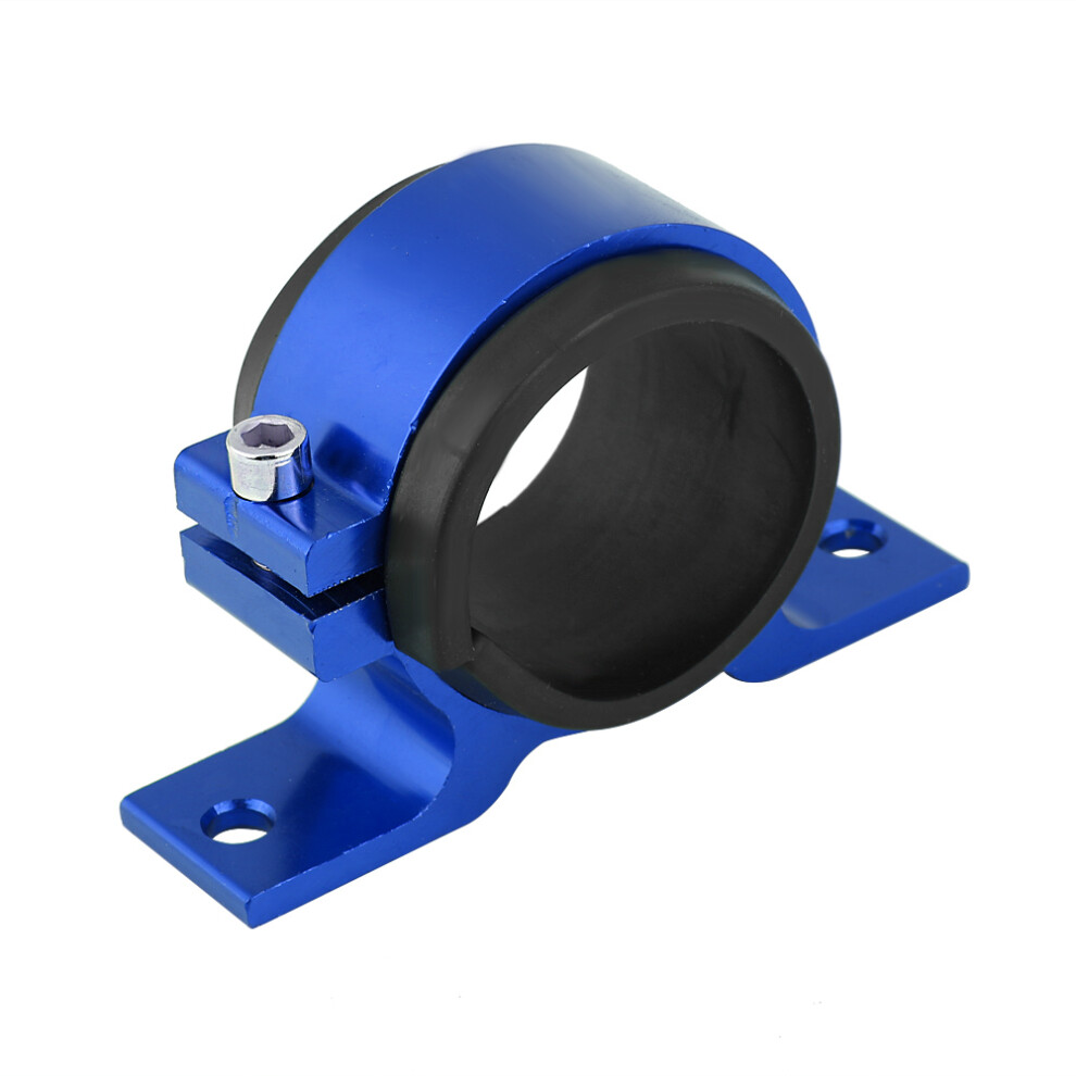 Aluminum Alloy Fuel Filter Mounting Bracket For Carbureted Efi Fuel Systems, Fuel Pump Clamp Holder With Stainless Steel Filter Element For Blue 9173940500648