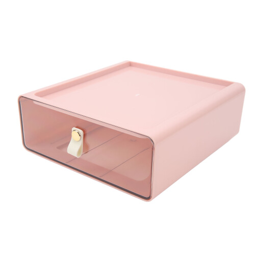 Under Desk Drawer, Practical Hidden Organizer, Reinforced Self-adhesive Slide-out Storage for Streamlining Your Workspace (Clear) 2