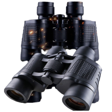 Prismáticos con lentes de cristal óptico HD y zoom variable suave para una visión nítida en aventuras al aire libre.