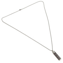 Edelstahl-Ätheroid-Diffusor-Halskette, verstellbarer Hohl-Anhänger