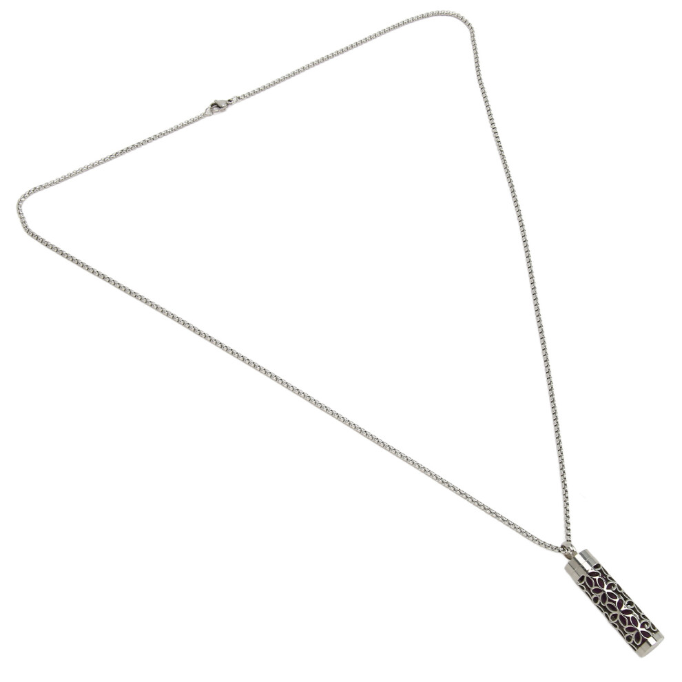 Fashionable Aromatherapy Necklace with Adjustable Length and Locket