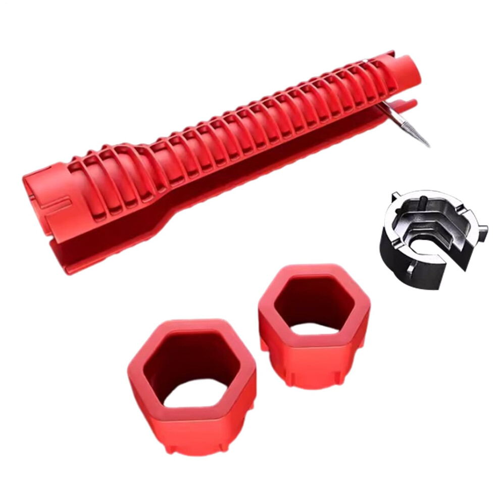 Undersink Faucet Tool Sanitary Handle, Sturdy Ergonomic Metal Handle Faucet Nut Wrench, Design, Sink Tool Included 9426802540307