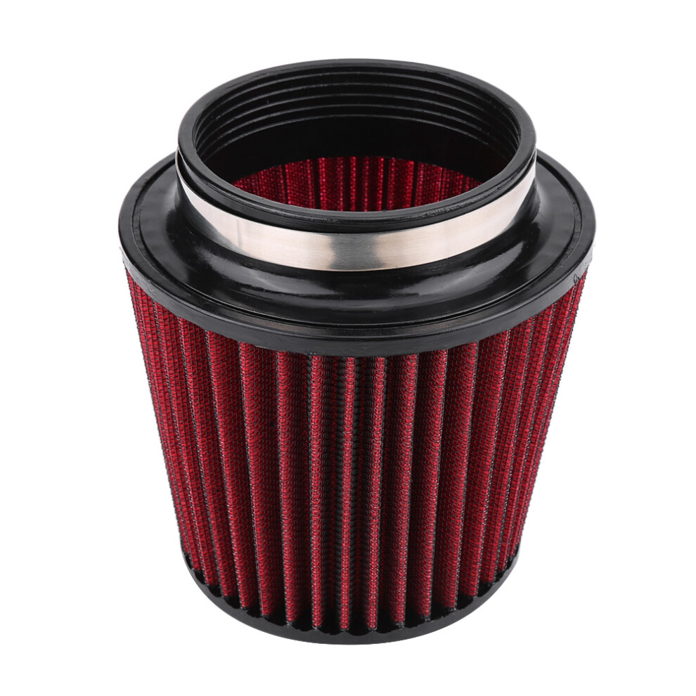High Flow Air Filter For Cold Air Intake, Synthetic Filter Element Washable Oiled Media, Universal Tapered Cone Design Reduces Engine Air Intake 9433291923818