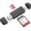 Προσαρμογέας OTG USB & Micro USB, Συσκευή ανάγνωσης καρτών Micro SD για smartphone, tablet και 1