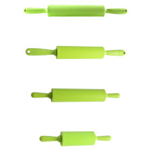Nonstick Plastic Pastry Roller Dough Rolling Pin for-Green