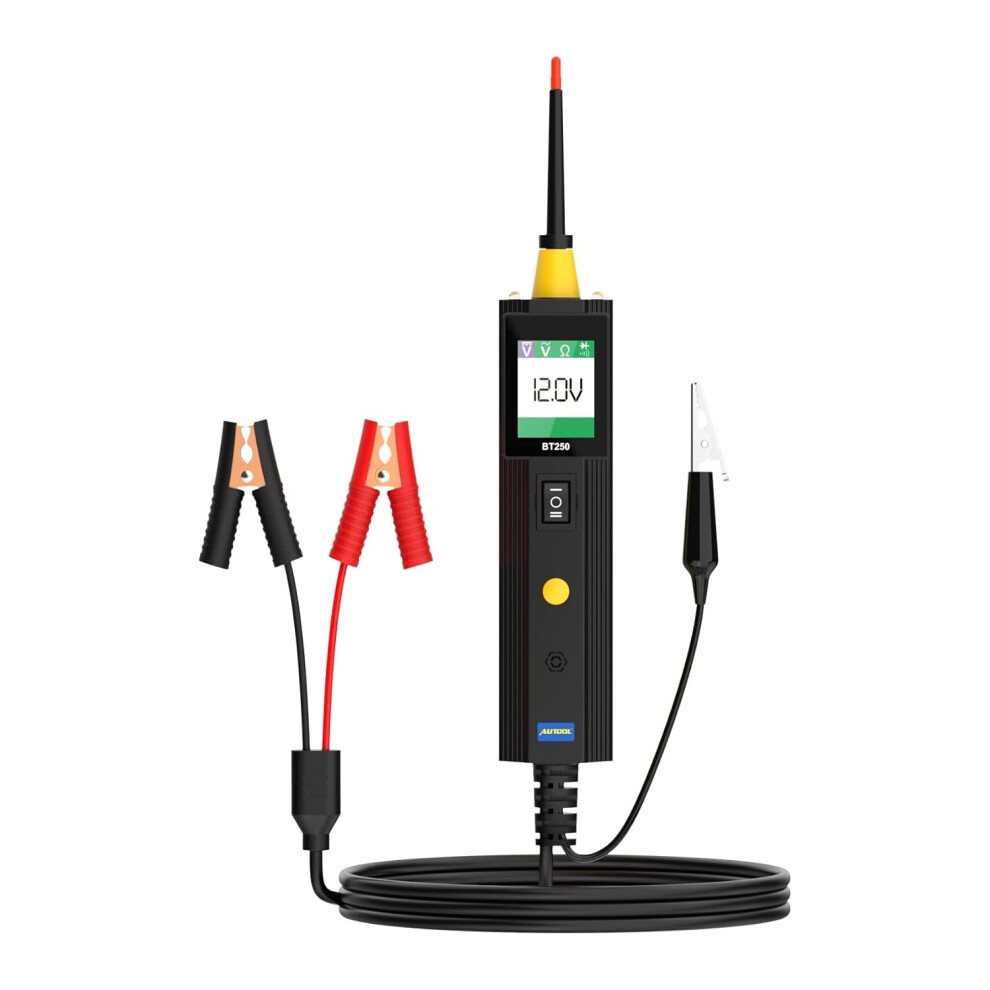 Automotive Circuit Tester, Safety Design With Components Activation For Vehicles, Diagnostic Modes For Precise Testing, Extension Cable For Truck 9433291810651