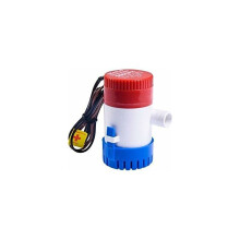 Bomba de porão elétrica silenciosa para barcos, com manual de instalação completo incluso para fácil configuração. Ideal para iates, trailers,