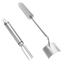 Éplucheur de maïs multifonctionnel en acier, décapant manuel-B