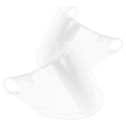 2Pièces Visor Casque Transparent En Résistant