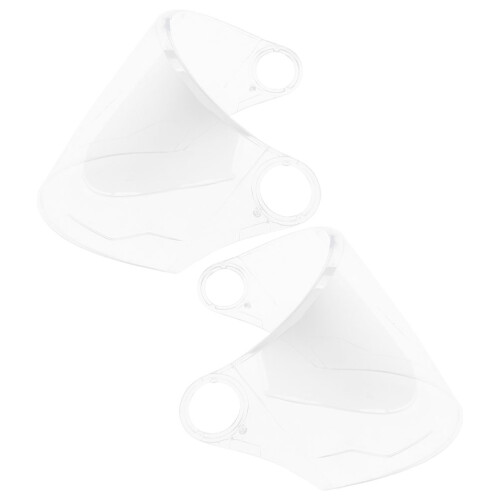 2Pièces Visor Casque Transparent En Résistant 1