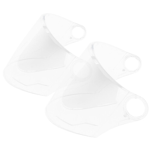 2Pièces Visor Casque Transparent En Résistant 2