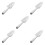 5Pièces Truelle Jardin Main Acier Inoxydable Durable Usage Polyvalent 10