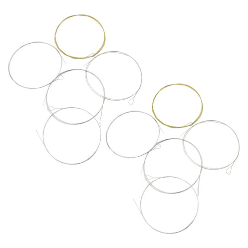 8Sets Beginner Banjo Strings Stainless Steel Bronze Wound Durable Set 2