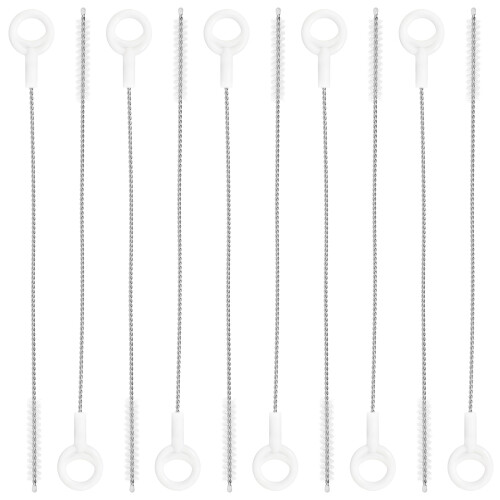 50Pièces Brosse Réutilisable Pour Pailles Bébé En Nylon Acier