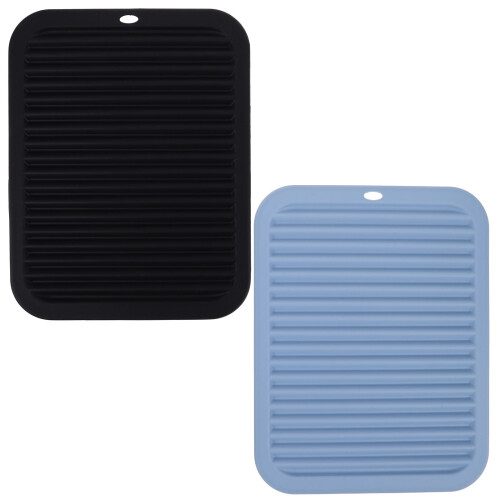 4Pièces Tapis Silicone Protection Multi-Usage Antidérapant 1