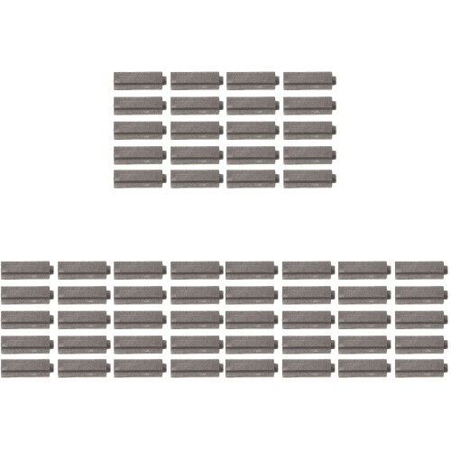 60Pièces Brosse De Charbon Argent Pour Électrique Sèche- 2