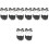 8Ensembles Ensemble Barbe Et Lunettes Accessoire Costume Party 3