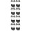 8Ensembles Ensemble Barbe Et Lunettes Accessoire Costume Party 8