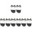 8Ensembles Ensemble Barbe Et Lunettes Accessoire Costume Party 2