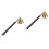 2Pièces Outil Extincteur Manche Long Noir Design Chic Aluminium 6