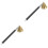 2Pièces Outil Extincteur Manche Long Noir Design Chic Aluminium 5
