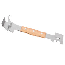 5Pièces Outil Ruche Bois Acier Multiusage Grattoir Propulseur Cadres