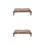2Pièces Riser Écran Bois Café Confort Visuel Et Posture Améliorée 4
