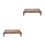 2Pièces Riser Écran Bois Café Confort Visuel Et Posture Améliorée 8