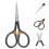 3Pièces Mini Ciseaux Métal Noir Pour Sourcils Nez 11