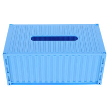 3Pièces Boîte À Mouchoirs Rangement Multifonction Bleu Ciel