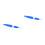 2Ensembles Stylo Aiguille Punch Embroidery Bleu Confortable Durable 5