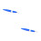 2Ensembles Stylo Aiguille Punch Embroidery Bleu Confortable Durable 8