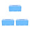 3Pièces Boîte À Mouchoirs Rangement Multifonction Bleu Ciel 7