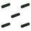 5Pcs ABS Temporary Car Parking Cards with Reusable Adhesive Black 8