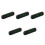 5Pcs ABS Temporary Car Parking Cards with Reusable Adhesive Black 6